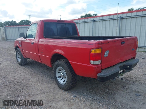1999 Ford Ranger XL with VIN 1FTYR10V3XPB90632, listed as a IAAI auction lot 42129155 with 316,641 mi miles. Bid and sale history available at carsss.com. Image 3.
