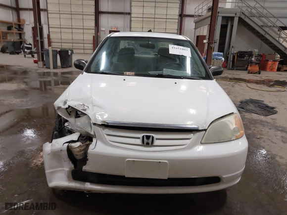 2003 Honda Civic LX with VIN 2HGES16573H598145, listed as a IAAI auction lot 41651885 with 254,523 mi miles. Bid and sale history available at carsss.com. Image 12.