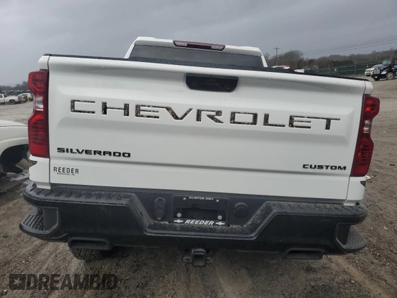 2024 Chevrolet Silverado 1500 Custom Trail Boss with VIN 3GCUDCEDXRG440495, listed as a Copart auction lot 86834844 with 4,136 mi miles and Salvage Title. Bid and sale history available at carsss.com. Image 6.