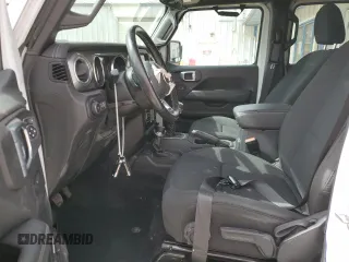 2021 Jeep Wrangler Unlimited Sahara с VIN 1C4HJXEG3MW619175, выставлен на аукционе Copart как лот 49053575 с пробегом 61 333 миль миль и Списание • Salvage title. История ставок и продаж доступна на DreamBid. Изображение 7.