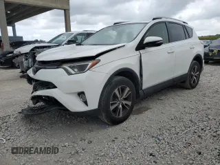 2017 Toyota RAV4 XLE with VIN JTMWFREV6HJ109358, listed as a Copart auction lot 55372465 with 163,159 mi miles and Salvage Title. Bid and sale history available at DreamBid. Image 1.