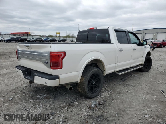 2017 Ford F-150 XL with VIN 1FTFW1EG7HFC64393, listed as a Copart auction lot 51105275 with 96,816 mi miles and Salvage Title. Bid and sale history available at carsss.com. Image 3.