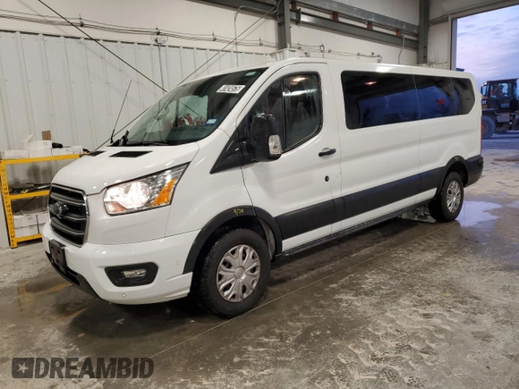 2020 Ford Transit Passenger XL with VIN 1FBAX2Y80LKA09896, listed as a Copart auction lot 41424575 with 57,862 mi miles and Clean title. Bid and sale history available at DreamBid. Image 1.