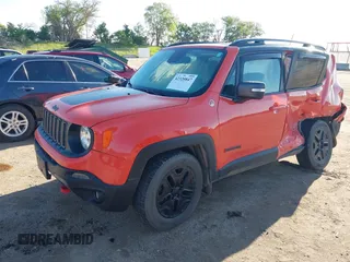 2018 Jeep Renegade Trailhawk z VIN ZACCJBCB6JPH44846, wystawiony jako IAAI lot #42320847 z przebiegiem 103 004 mil mil oraz . Historia ofert i sprzedaży dostępna na DreamBid. Obrazek 17.