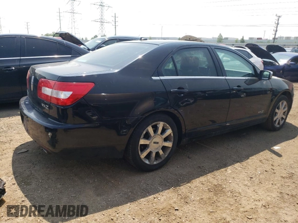 2008 Lincoln MKZ with VIN 3LNHM26T58R667917, listed as a Copart auction lot 59976715 with 163,546 mi miles and Salvage title. Bid and sale history available at DreamBid. Image 3.