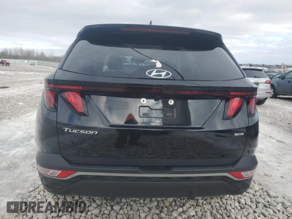2024 Hyundai Tucson SEL with VIN 5NMJBCDE1RH312637, listed as a Copart auction lot 43717475 with 11,971 mi miles and Salvage Title. Bid and sale history available at carsss.com. Image 6.