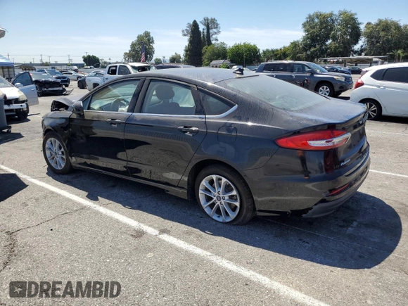 2020 Ford Fusion SE with VIN 3FA6P0LU9LR181291, listed as a Copart auction lot 63037215 with 53,549 mi miles and Salvage title. Bid and sale history available at DreamBid. Image 2.