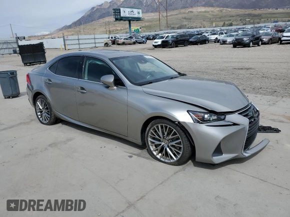 2017 Lexus IS with VIN JTHCM1D24H5022471, listed as a Copart auction lot 52207865 with 76,648 mi miles and Salvage Title. Bid and sale history available at carsss.com. Image 4.