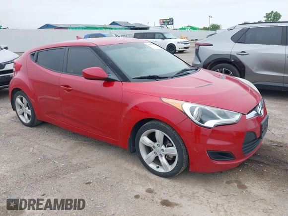2014 Hyundai Veloster RE:FLEX with VIN KMHTC6AD4EU193709, listed as a IAAI auction lot 42369344 with 175,457 mi miles and . Bid and sale history available at DreamBid. Image 1.