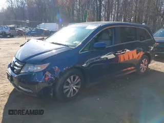 2017 Honda Odyssey SE with VIN 5FNRL5H31HB016523, listed as a IAAI auction lot 40998811 with 62,690 mi miles and . Bid and sale history available at carsss.com. Image 2.
