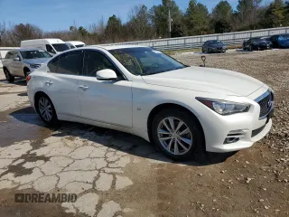 2017 Infiniti Q50 2.0t Premium with VIN JN1CV7AR4HM682795, listed as a Copart auction lot 45130165 with 92,938 mi miles and Salvage Title. Bid and sale history available at carsss.com. Image 4.