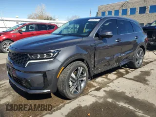 2023 Kia Sorento Hybrid SX Prestige with VIN KNDRKDLG8P5167737, listed as a Copart auction lot 50094305 with 20,536 mi miles and Salvage Title. Bid and sale history available at carsss.com. Image 1.