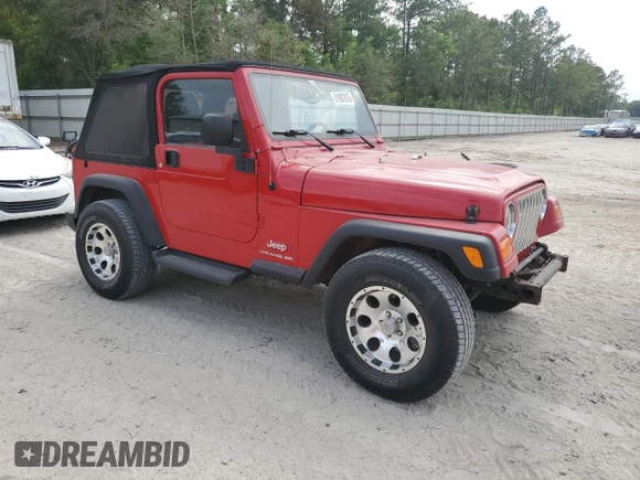 2006 Jeep Wrangler SE with VIN 1J4FA29126P756471, listed as a Copart auction lot 51987875 with 97,266 mi miles and Salvage Title. Bid and sale history available at carsss.com. Image 4.