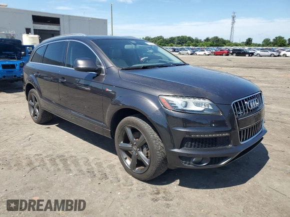 2012 Audi Q7 S line z VIN WA1DGAFEXCD004506, wystawiony jako Copart lot #61625025 z przebiegiem 135 485 mil mil oraz Czysty tytuł • Clean title. Historia ofert i sprzedaży dostępna na DreamBid. Obrazek 4.