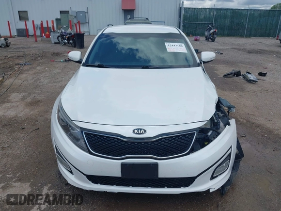2015 Kia Optima LX with VIN KNAGM4A74F5653459, listed as a IAAI auction lot 42443188 with 109,129 mi miles and . Bid and sale history available at DreamBid. Image 13.