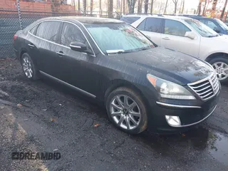2011 Hyundai Equus Signature with VIN KMHGH4JF9BU038254, listed as a IAAI auction lot 41521970 with 108,107 mi miles and . Bid and sale history available at DreamBid. Image 1.