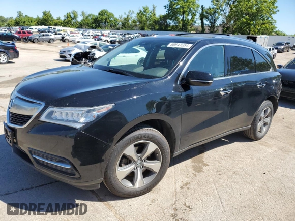 2016 Acura MDX with VIN 5FRYD4H25GB015303, listed as a Copart auction lot 60647054 with 169,759 mi miles and Salvage Title. Bid and sale history available at carsss.com. Image 1.