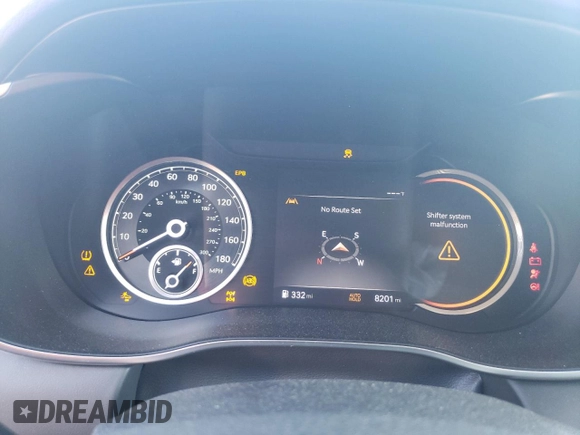 2023 Genesis G70 2.0T with VIN KMTG34TA2PU127340, listed as a Copart auction lot 75685363 with 8,201 mi miles and Non Repairable. Bid and sale history available at DreamBid. Image 9.