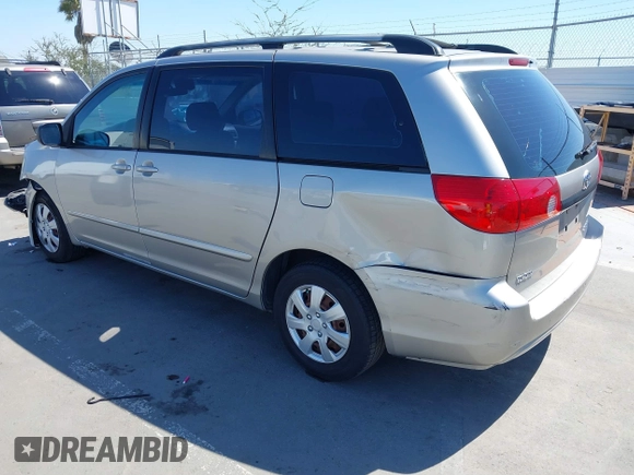 2006 Toyota Sienna CE with VIN 5TDZA23C56S394137, listed as a IAAI auction lot 41868249 with 192,819 mi miles. Bid and sale history available at carsss.com. Image 3.