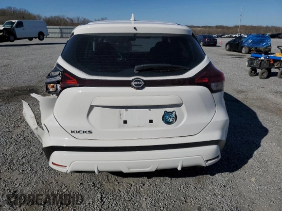 2022 Nissan Kicks S with VIN 3N1CP5BV5NL524353, listed as a Copart auction lot 49624655 with 39,531 mi miles and Salvage Title. Bid and sale history available at carsss.com. Image 6.