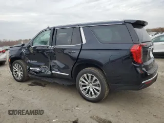 2023 GMC Yukon SLT with VIN 1GKS2BKDXPR508789, listed as a Copart auction lot 81133374 with 6,560 mi miles and Salvage Title. Bid and sale history available at carsss.com. Image 2.