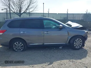 2015 Nissan Pathfinder SV z VIN 5N1AR2MM1FC677029, wystawiony jako IAAI lot #41791507 z przebiegiem Nie podano mil oraz . Historia ofert i sprzedaży dostępna na DreamBid. Obrazek 12.