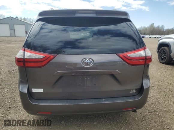 2015 Toyota Sienna LE with VIN 5TDJK3DC7FS121635, listed as a Copart auction lot 55999945 with 139,642 mi miles and Salvage title. Bid and sale history available at DreamBid. Image 6.