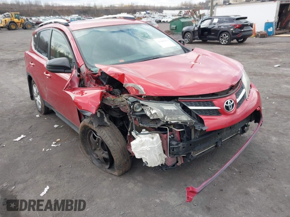 2015 Toyota RAV4 LE with VIN JTMBFREV0FD125632, listed as a IAAI auction lot 41886454 with 164,409 mi miles. Bid and sale history available at carsss.com. Image 6.