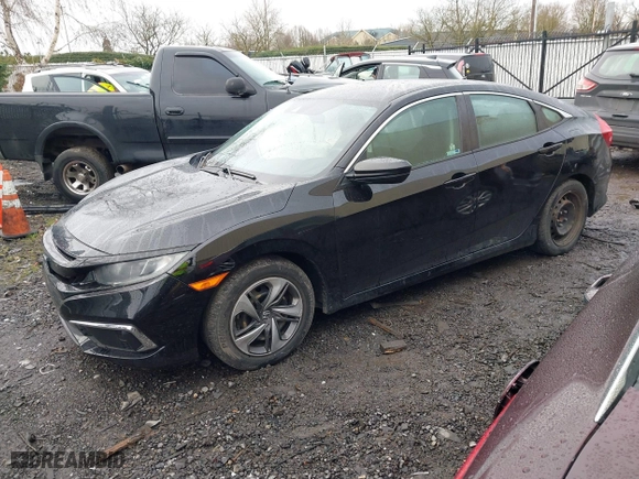 2019 Honda Civic Sedan LX with VIN 2HGFC2F60KH555359, listed as a IAAI auction lot 41626477 with 75,336 mi miles. Bid and sale history available at carsss.com. Image 18.