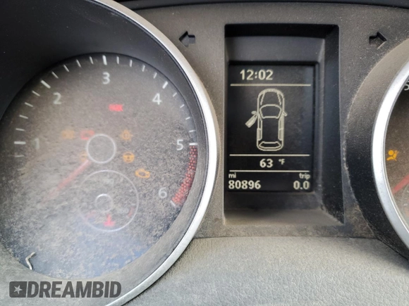 2013 Volkswagen Golf TDI w/Sunroof & Nav with VIN WVWNM7AJXDW007910, listed as a Copart auction lot 62839634 with 80,896 mi miles and Non repairable. Bid and sale history available at DreamBid. Image 9.