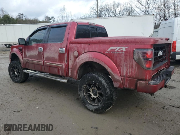 2012 Ford F-150 XL with VIN 1FTFW1EF1CFA97075, listed as a Copart auction lot 47039765 with 0 mi miles and Salvage Title. Bid and sale history available at carsss.com. Image 2.