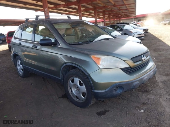 2007 Honda CR-V LX with VIN JHLRE483X7C012652, listed as a IAAI auction lot 41974468 with 168,957 mi miles. Bid and sale history available at carsss.com. Image 1.