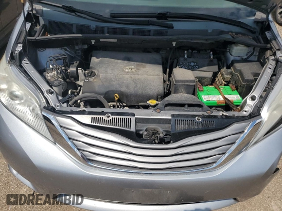 2011 Toyota Sienna XLE AAS с VIN 5TDYK3DCXBS169073, выставлен на аукционе Copart как лот 62084925 с пробегом 153 888 миль миль и Списание • Salvage title. История ставок и продаж доступна на DreamBid. Изображение 12.
