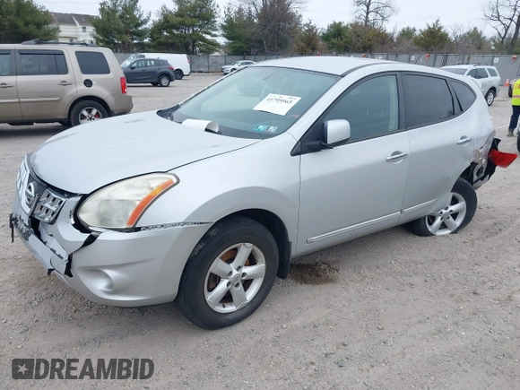 2013 Nissan Rogue S with VIN JN8AS5MTXDW043607, listed as a IAAI auction lot 41795965 with 132,741 mi miles. Bid and sale history available at carsss.com. Image 17.