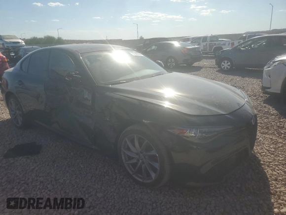 2022 Alfa Romeo Giulia with VIN ZARFAMAN1N7662764, listed as a Copart auction lot 73142704 with Not provided miles and Salvage title. Bid and sale history available at DreamBid. Image 4.