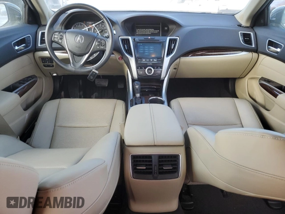 2020 Acura TLX w/Technology Pkg with VIN 19UUB1F50LA007342, listed as a Copart auction lot 83671674 with 14,916 mi miles and Salvage Title. Bid and sale history available at carsss.com. Image 8.