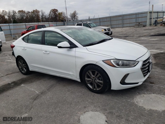 2018 Hyundai Elantra Value Edition with VIN 5NPD84LF7JH287407, listed as a Copart auction lot 80156524 with 73,283 mi miles and Salvage Title. Bid and sale history available at carsss.com. Image 4.