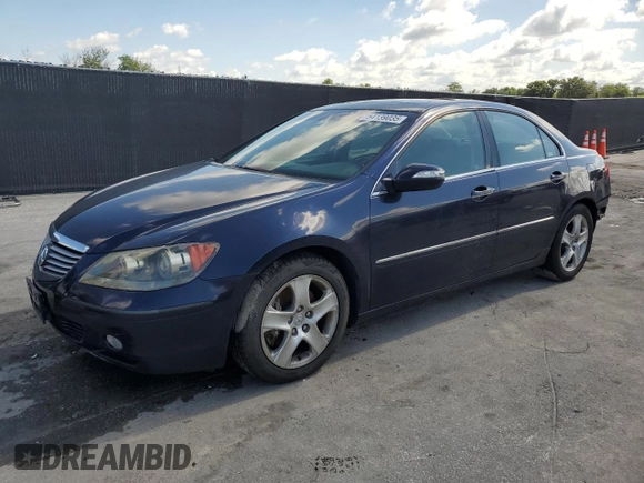 2005 Acura RL z VIN JH4KB165X5C004380, wystawiony jako Copart lot #54139035 z przebiegiem 144 934 mil mil oraz Szkoda całkowita • Salvage title. Historia ofert i sprzedaży dostępna na DreamBid. Obrazek 1.