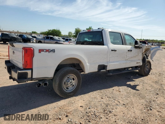 2024 Ford F-350 XL with VIN 1FT8W3BT6REF84852, listed as a Copart auction lot 52738595 with 10,279 mi miles and Salvage title. Bid and sale history available at DreamBid. Image 3.