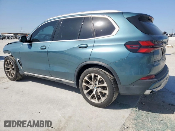 2025 BMW X5 sDrive40i with VIN 5UX13EU04S9Y41593, listed as a Copart auction lot 49856115 with 395 mi miles and Salvage Title. Bid and sale history available at carsss.com. Image 2.