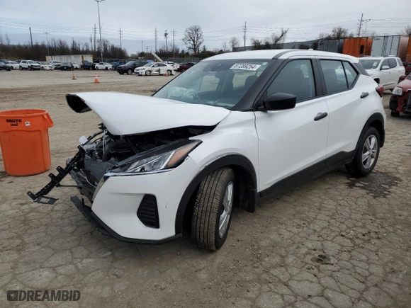 2024 Nissan Kicks S with VIN 3N1CP5BV0RL583221, listed as a Copart auction lot 87289254 with 4,767 mi miles and Salvage Title. Bid and sale history available at carsss.com. Image 1.