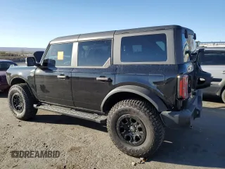 2024 Ford Bronco Wildtrak с VIN 1FMEE2BP3RLB31198, выставлен на аукционе Copart как лот 48140845 с пробегом 2 609 миль миль и Списание • Salvage title. История ставок и продаж доступна на DreamBid. Изображение 2.