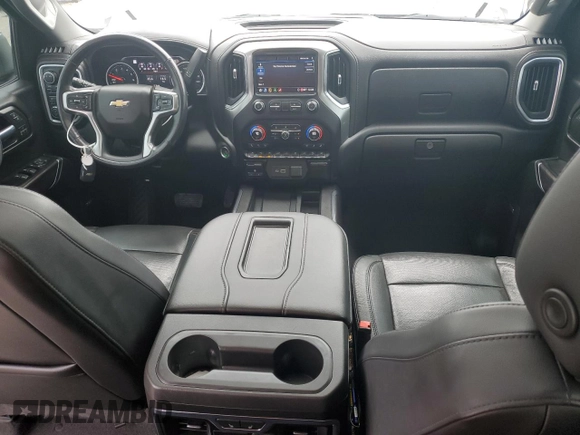 2020 Chevrolet Silverado 1500 LTZ with VIN 1GCUYGEL8LZ216409, listed as a Copart auction lot 43725745 with 48,799 mi miles and Salvage Title. Bid and sale history available at DreamBid. Image 8.