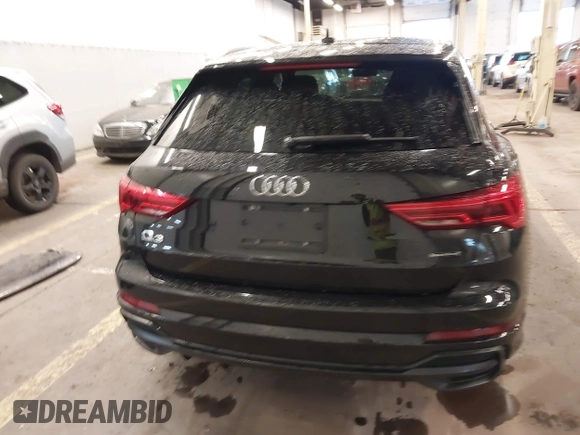 2021 Audi Q3 S line Premium Plus with VIN WA1EECF37M1071376, listed as a IAAI auction lot 41594102 with 22,564 mi miles. Bid and sale history available at carsss.com. Image 16.