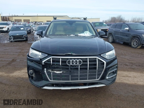 2021 Audi Q5 Premium Plus with VIN WA1BAAFY5M2013887, listed as a IAAI auction lot 41569563 with 79,663 mi miles and . Bid and sale history available at DreamBid. Image 12.
