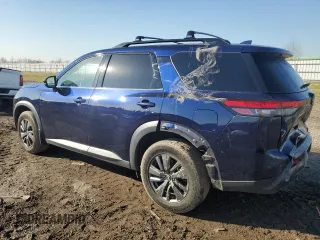 2022 Nissan Pathfinder SV with VIN 5N1DR3BA8NC231583, listed as a Copart auction lot 46873095 with 46,996 mi miles and Salvage title. Bid and sale history available at DreamBid. Image 2.
