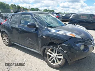 2013 Nissan Juke S with VIN JN8AF5MV5DT229742, listed as a IAAI auction lot 42797100 with 101,300 mi miles and . Bid and sale history available at DreamBid. Image 1.
