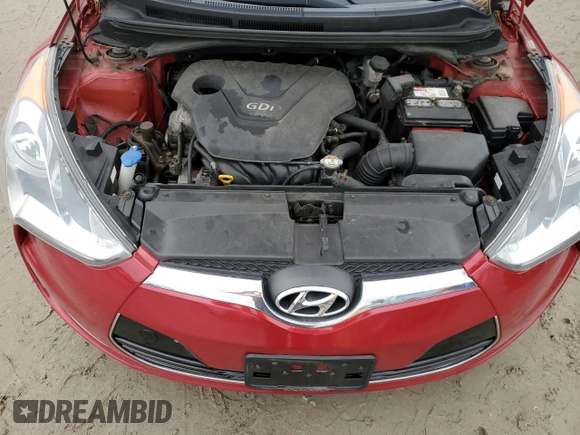 2012 Hyundai Veloster w/Gray Int with VIN KMHTC6AD8CU052347, listed as a Copart auction lot 84265094 with 135,064 mi miles and Clean title. Bid and sale history available at DreamBid. Image 11.