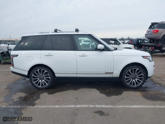 2015 Land Rover Range Rover Supercharged Autobiography with VIN SALGV2TF3FA213189, listed as a IAAI auction lot 41557954 with 116,427 mi miles. Bid and sale history available at carsss.com. Image 13.