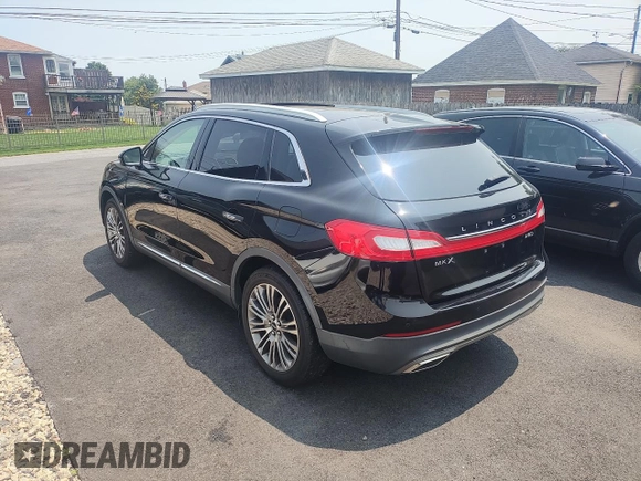 2016 Lincoln MKX Reserve z VIN 2LMTJ8LRXGBL60419, wystawiony jako Copart lot #59729465 z przebiegiem 128 657 mil mil oraz Czysty tytuł • Clean title. Historia ofert i sprzedaży dostępna na DreamBid. Obrazek 3.